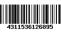 Código de Barras 4311536126895