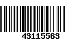 Código de Barras 43115563