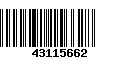 Código de Barras 43115662