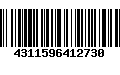 Código de Barras 4311596412730