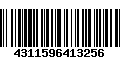 Código de Barras 4311596413256