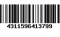 Código de Barras 4311596413799