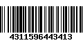 Código de Barras 4311596443413