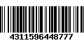 Código de Barras 4311596448777