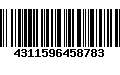 Código de Barras 4311596458783