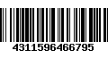 Código de Barras 4311596466795