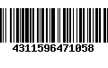 Código de Barras 4311596471058