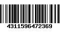 Código de Barras 4311596472369