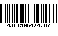 Código de Barras 4311596474387