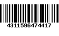 Código de Barras 4311596474417