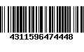 Código de Barras 4311596474448