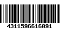 Código de Barras 4311596616091