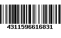 Código de Barras 4311596616831