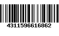 Código de Barras 4311596616862