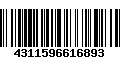 Código de Barras 4311596616893