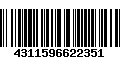 Código de Barras 4311596622351