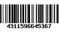 Código de Barras 4311596645367