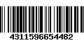 Código de Barras 4311596654482