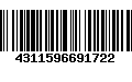 Código de Barras 4311596691722