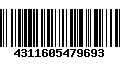 Código de Barras 4311605479693