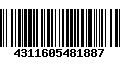 Código de Barras 4311605481887