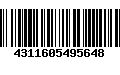 Código de Barras 4311605495648