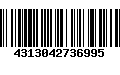 Código de Barras 4313042736995