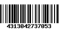 Código de Barras 4313042737053