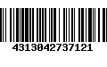 Código de Barras 4313042737121