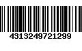 Código de Barras 4313249721299