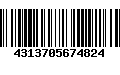 Código de Barras 4313705674824