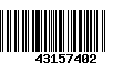 Código de Barras 43157402