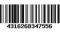 Código de Barras 4316268347556