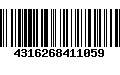 Código de Barras 4316268411059