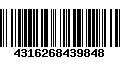 Código de Barras 4316268439848