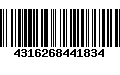 Código de Barras 4316268441834