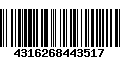 Código de Barras 4316268443517