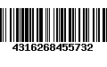 Código de Barras 4316268455732