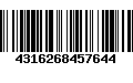 Código de Barras 4316268457644