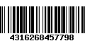 Código de Barras 4316268457798