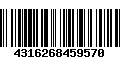 Código de Barras 4316268459570