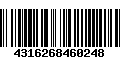 Código de Barras 4316268460248