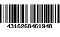 Código de Barras 4316268461948