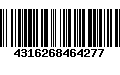 Código de Barras 4316268464277