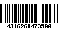 Código de Barras 4316268473590