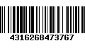 Código de Barras 4316268473767