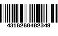 Código de Barras 4316268482349