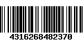 Código de Barras 4316268482370