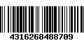 Código de Barras 4316268488709