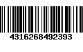 Código de Barras 4316268492393